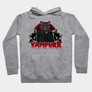 cat vampire halloween Hoodie